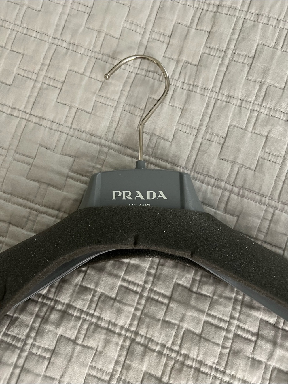 Hanger with Prada Label